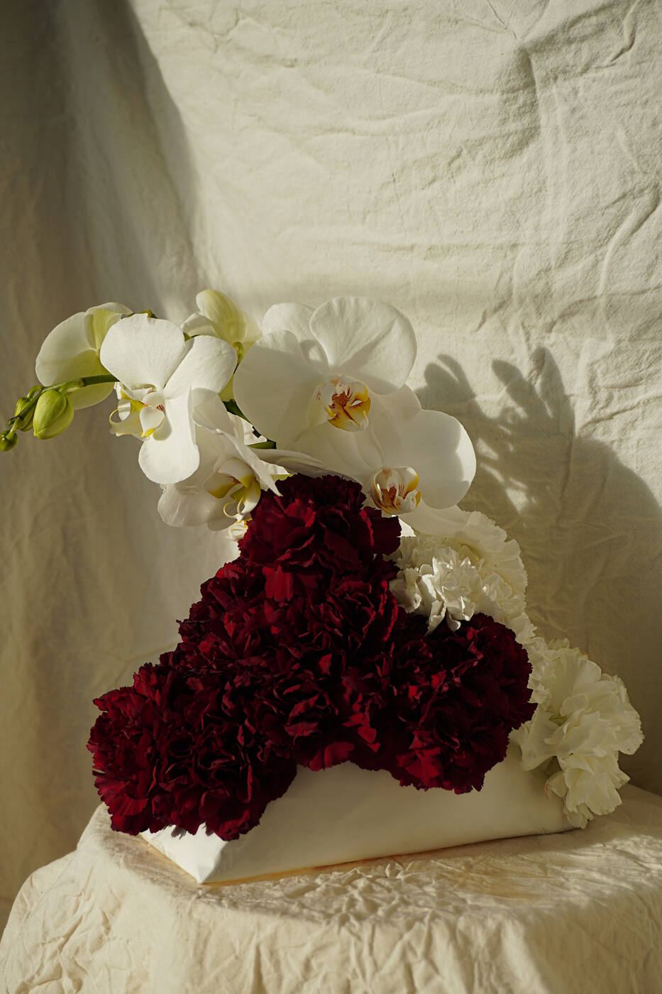 Calla lily column arrangement