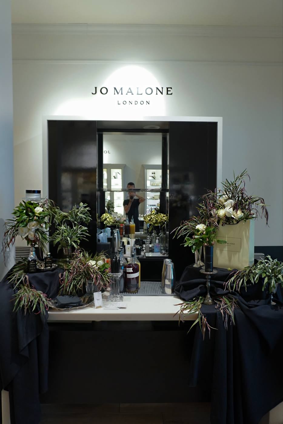 Jo Malone London bar setup